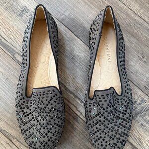 Gianni Bini Women's Grey and Brown Loafers